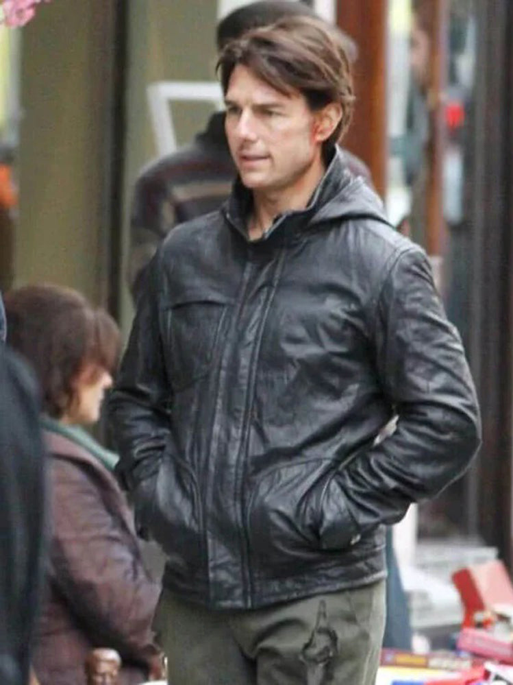 Mission Impossible Ghost Protocol Black Leather Jacket