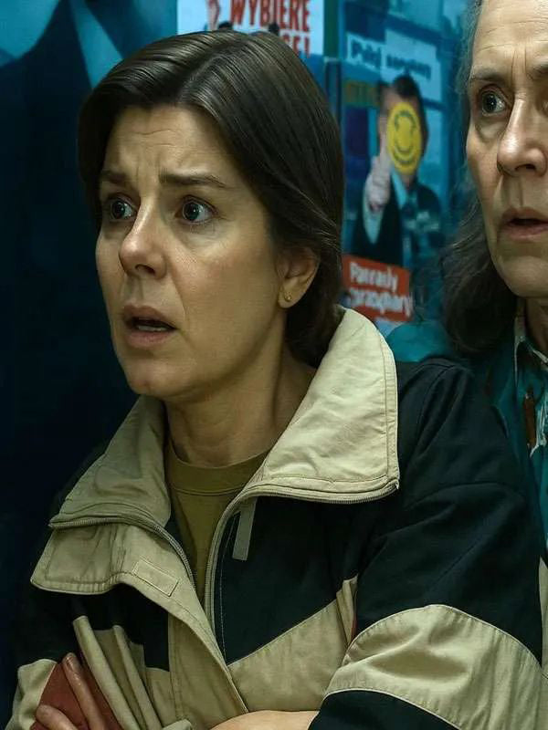 Aimee-Ffion Slow Horses S05 Beige and Black Jacket