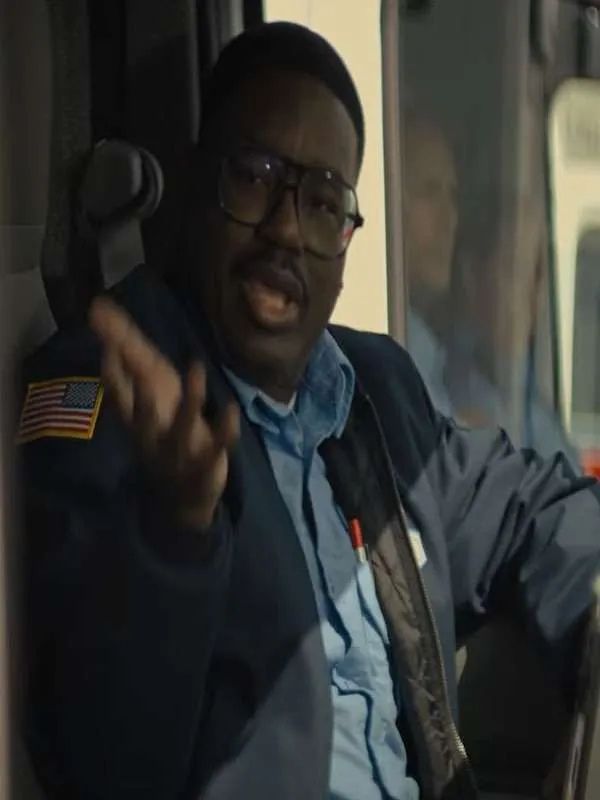 Code 3 Lil Rel Howery Blue Bomber Jacket