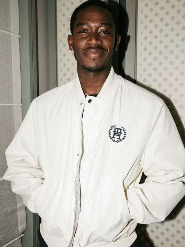 F1 The Movie Damson Idris White Cotton Jacket