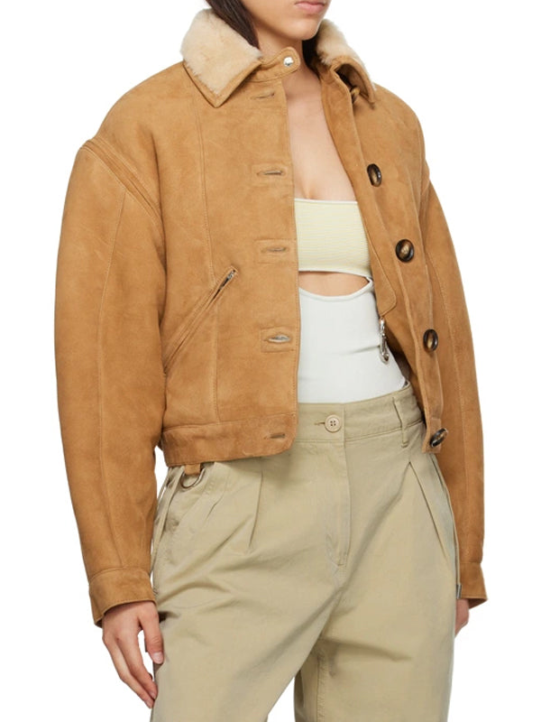 Ransom Canyon S01 Ellie Catawnee Suede Leather Jacket