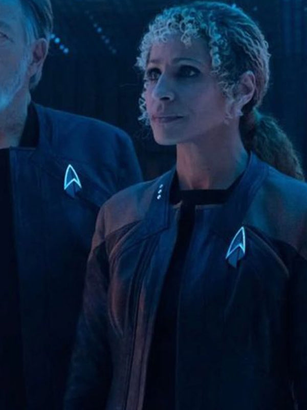 Star Trek Picard SO3 Raffi Musiker Leather Jacket