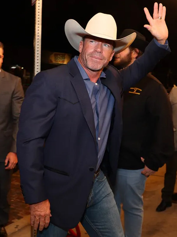 Yellowstone SO5 Taylor Sheridan Premiere Blue Blazer