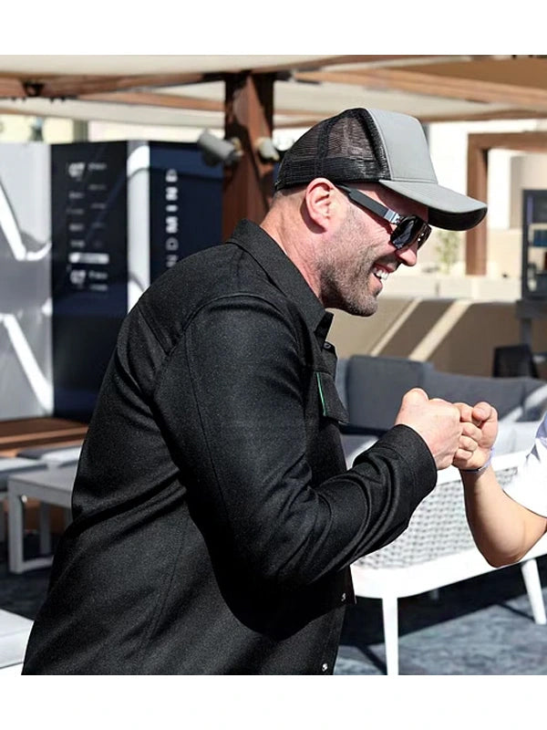 Abu Dhabi Grand Prix F1 Jason Statham Black Jacket