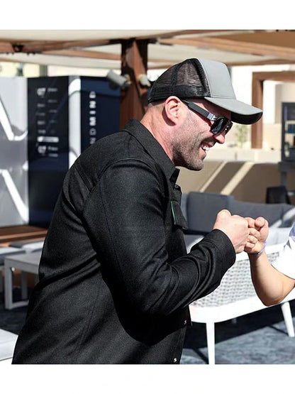 Abu Dhabi Grand Prix F1 Jason Statham Black Jacket