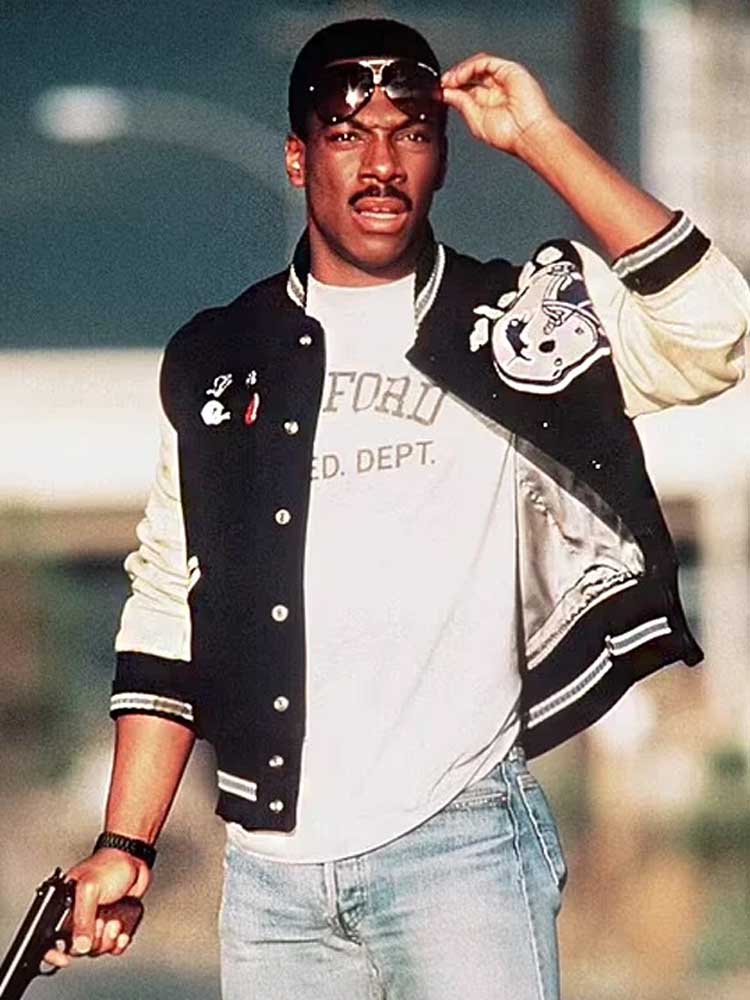 Beverly Hills Cop Axel Foley Varsity Jacket