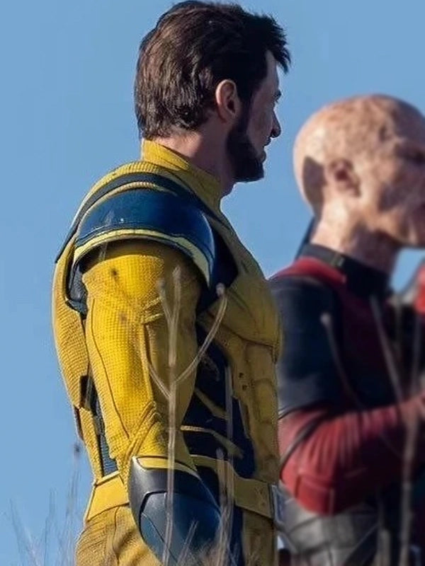 Deadpool & Wolverine Hugh Jackman Yellow Leather Jacket