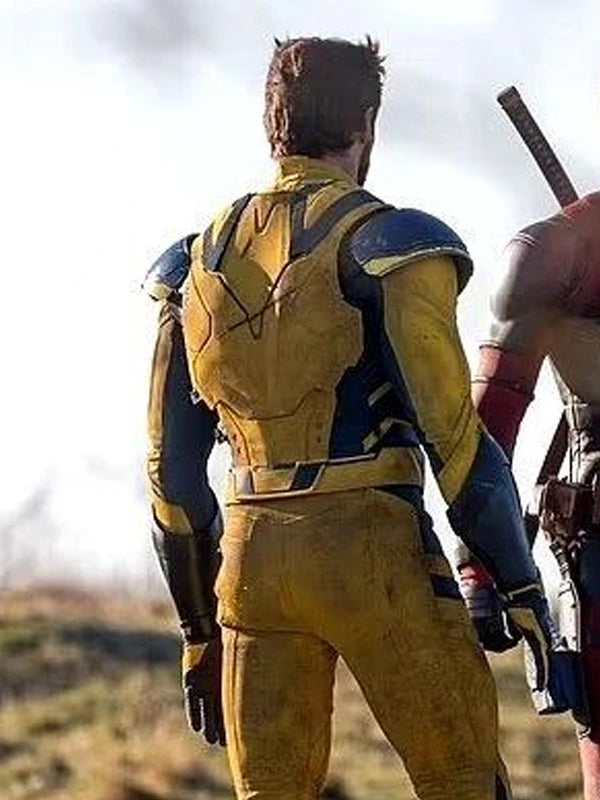 Deadpool & Wolverine Hugh Jackman Yellow Leather Jacket