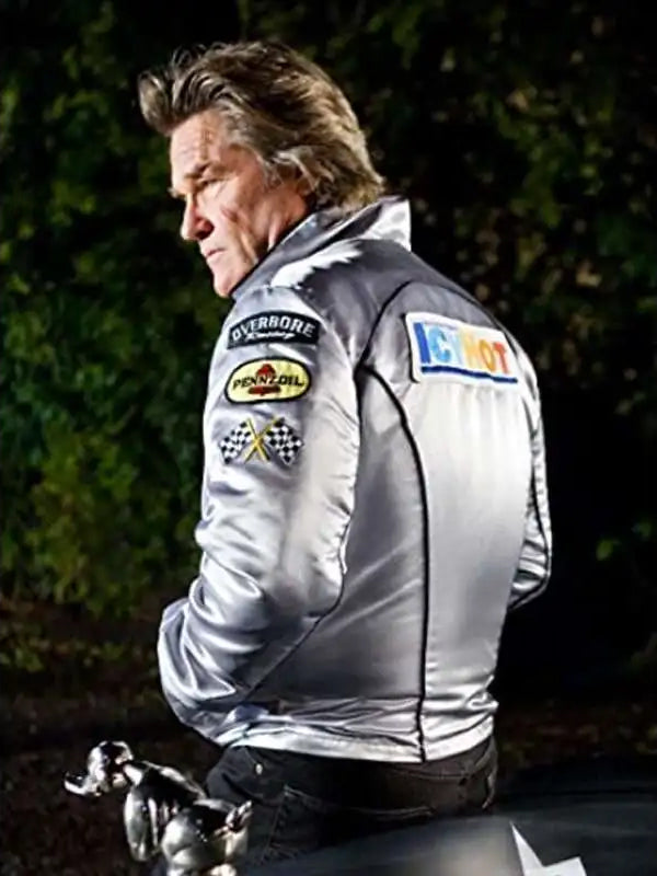 Death Proof Kurt Russell Stuntman Icy Hot Satin Jacket
