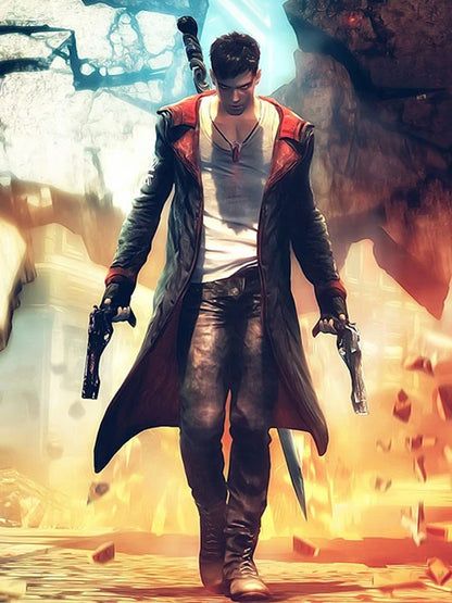 Devil May Cry 5 Dante Leather Coat