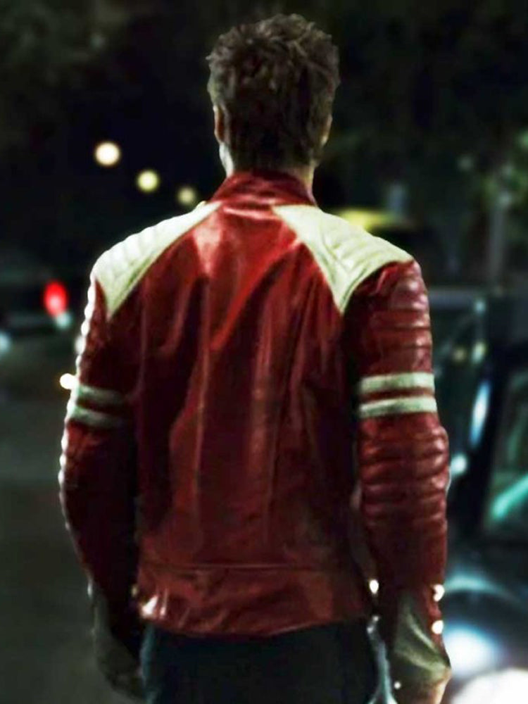 Fight Club Red Leather Jacket