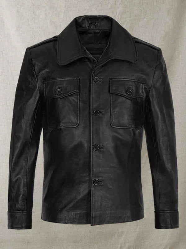 Friends S08 Brad Pitt Brown Leather Jacket