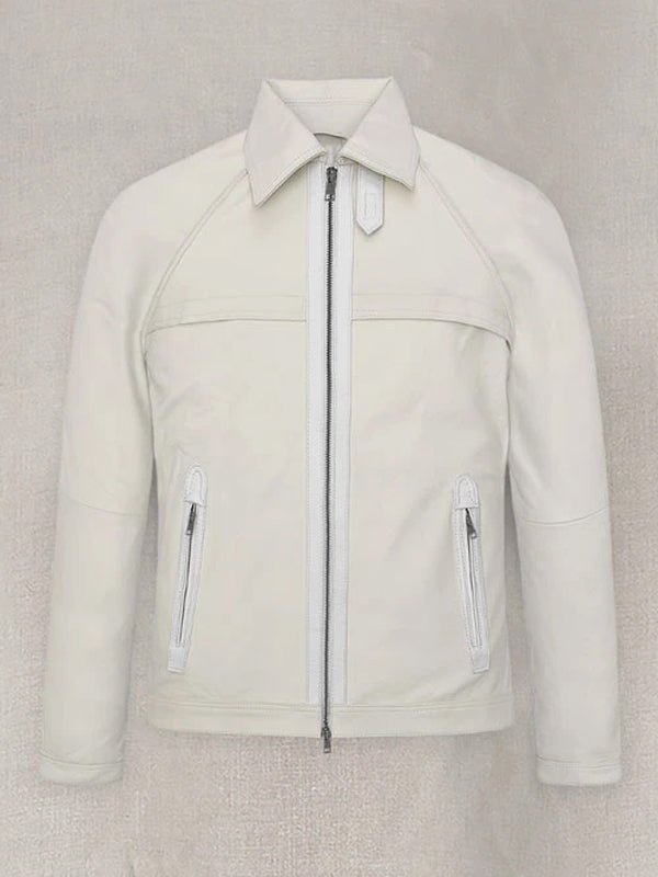 Jason Statham Fast X Beige Leather Jacket