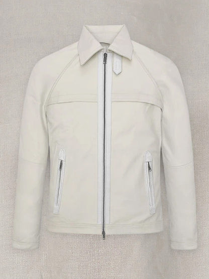 Jason Statham Fast X Beige Leather Jacket