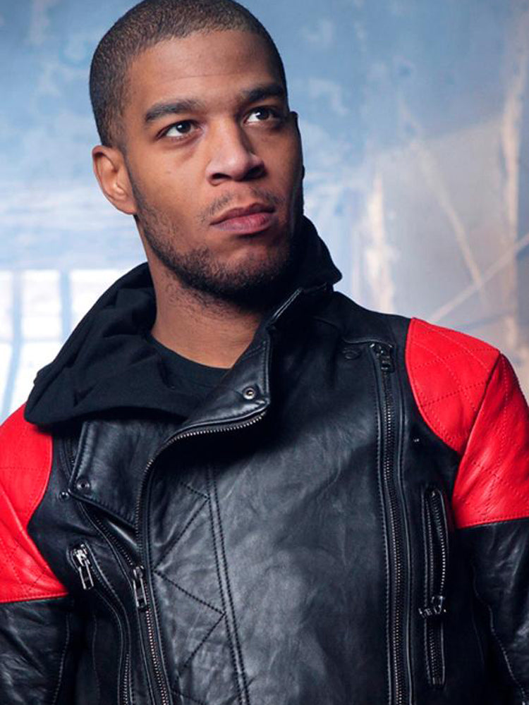 Kid Cudi Fire Leather Jacket