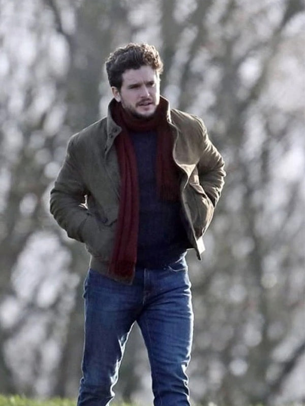 Kit Harington Eternals Dane Whitman Brown Jacket
