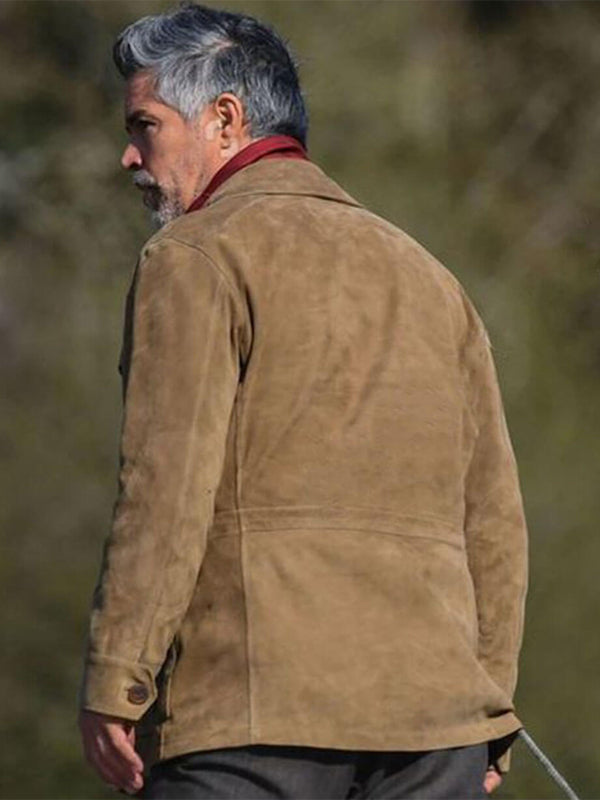 Mission Impossible 7 Esai Morales Brown Suede Jacket