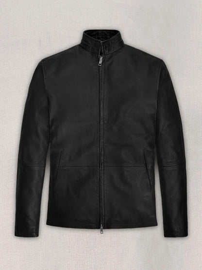 Mission Impossible Dead Reckoning Tom Cruise Black Leather Jacket