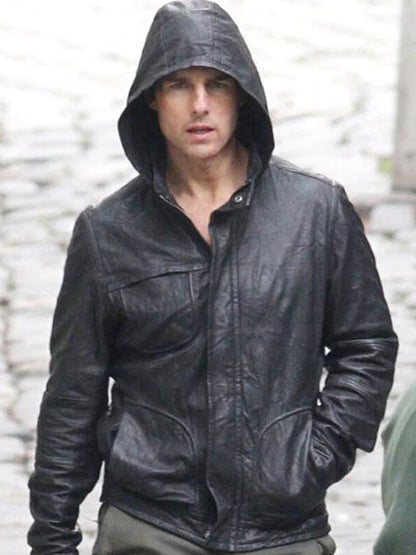 Mission Impossible Ghost Protocol Black Leather Jacket
