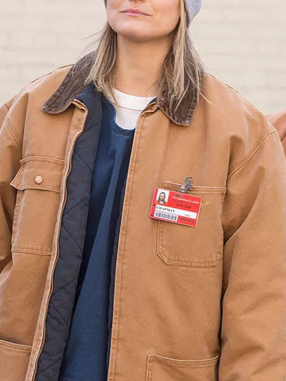 Orange Is New Black Taylor Schilling Brown Jacket