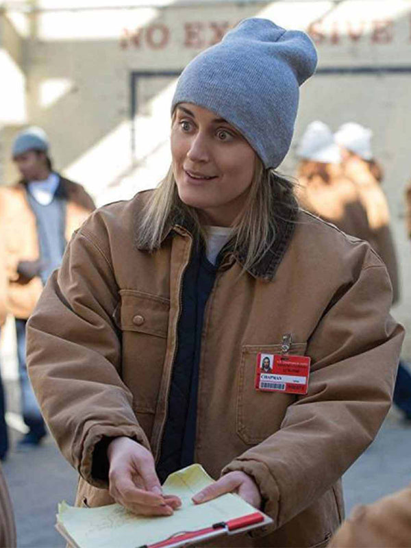 Orange Is New Black Taylor Schilling Brown Jacket