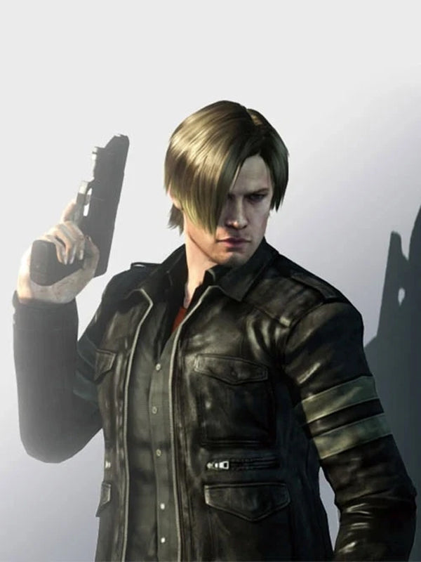Resident Evil 6 Leon Scott Kennedy Leather Jacket