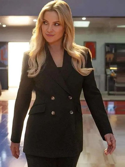 Running Point 2025 Kate Hudson Black Blazer
