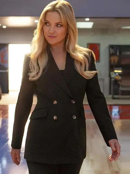 Running Point 2025 Kate Hudson Black Blazer