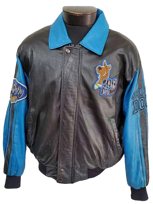 Scooby Doo Bomber Leather Jacket