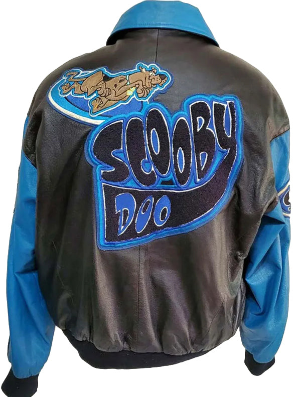 Scooby Doo Bomber Leather Jacket