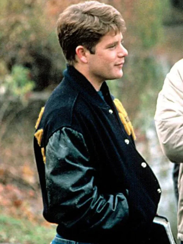 Sean Astin Rudy Notre Dame Irish Varsity Letterman Jacket