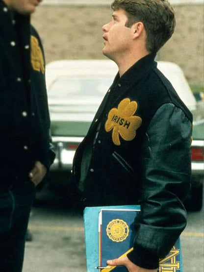 Sean Astin Rudy Notre Dame Irish Varsity Letterman Jacket