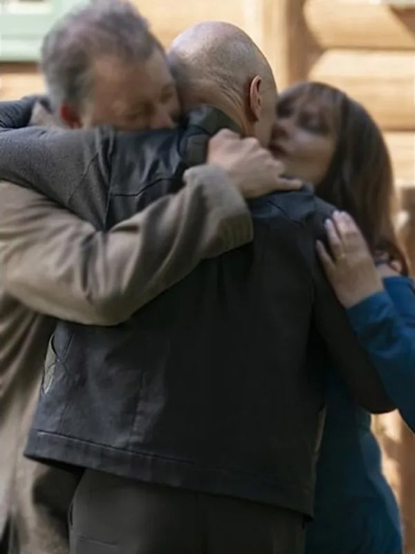 Star Trek Jean Luc Picard SO1 Black Leather Vest