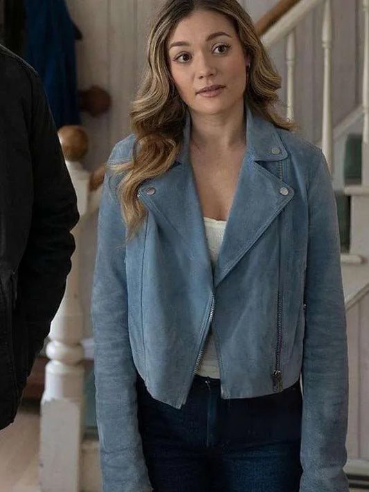 Sullivan’s Crossing S2 Lola Gunderson Suede Biker Jacket