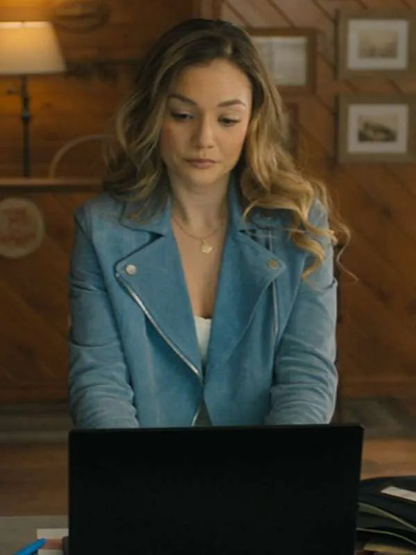 Sullivan’s Crossing S2 Lola Gunderson Suede Biker Jacket