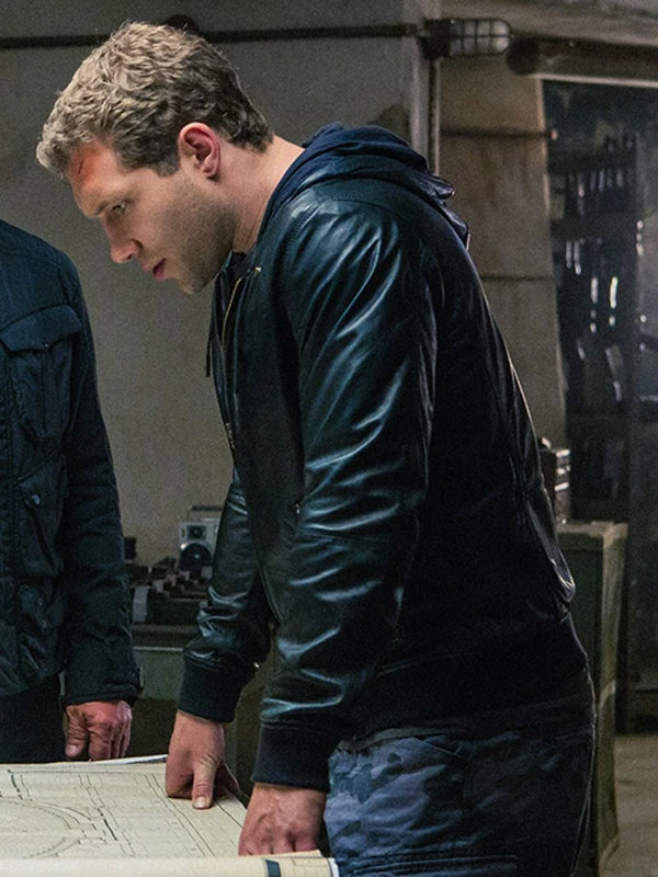 Terminator Genisys Jai Courtney Bomber Leather Jacket