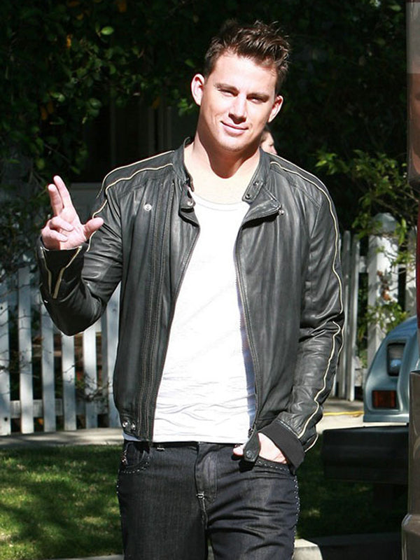 The Rise of Cobra Channing Tatum Black Leather Jacket