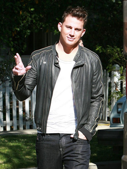 The Rise of Cobra Channing Tatum Black Leather Jacket