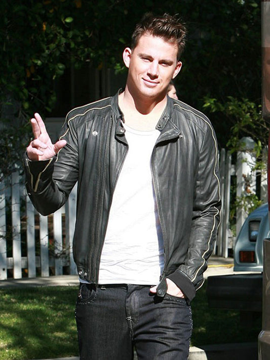 The Rise of Cobra Channing Tatum Black Leather Jacket