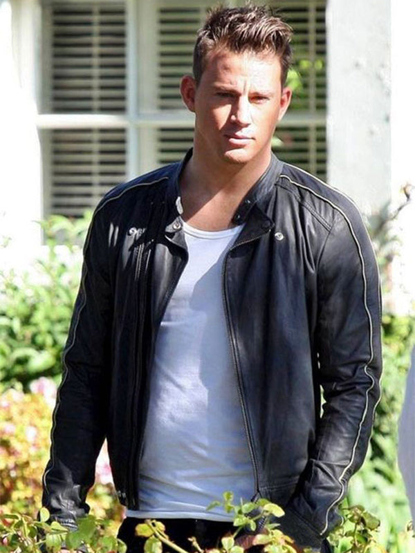 The Rise of Cobra Channing Tatum Black Leather Jacket