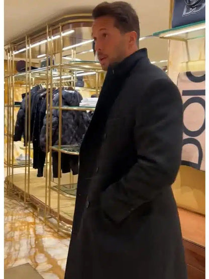 Tristan Tate Wool Trench Coat