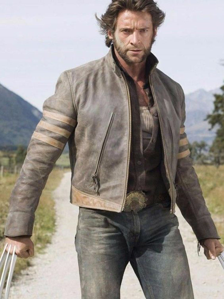 X Men Origins Wolverine Leather Jacket