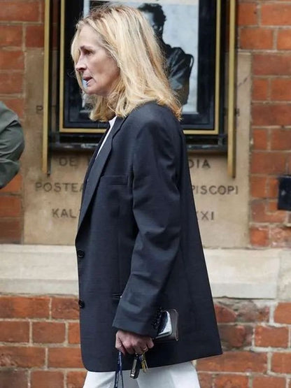 After The Hunt Julia Roberts Black Coat