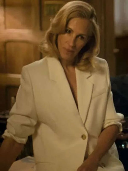 After The Hunt Julia Roberts White Blazer