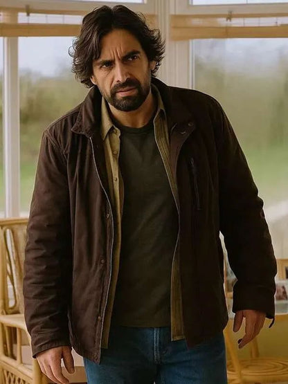 Bad Sisters S02 Owen McDonnell Brown Jacket