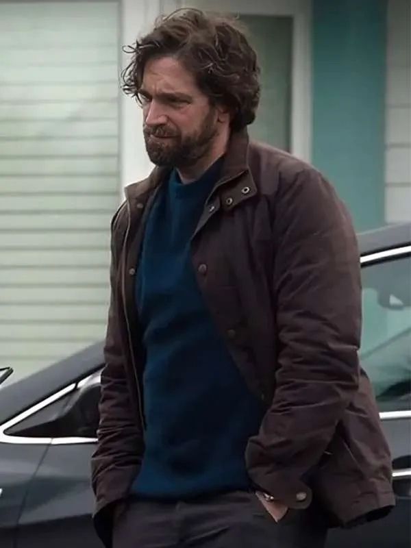 Bad Sisters S02 Owen McDonnell Brown Jacket
