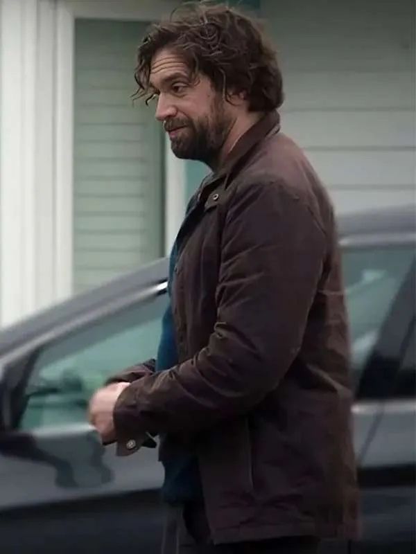 Bad Sisters S02 Owen McDonnell Brown Jacket