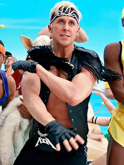 Barbie Ryan Gosling Leather Vest