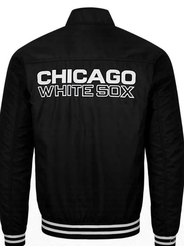 Baseball Team Chicago White Sox Black Trucker Jacket