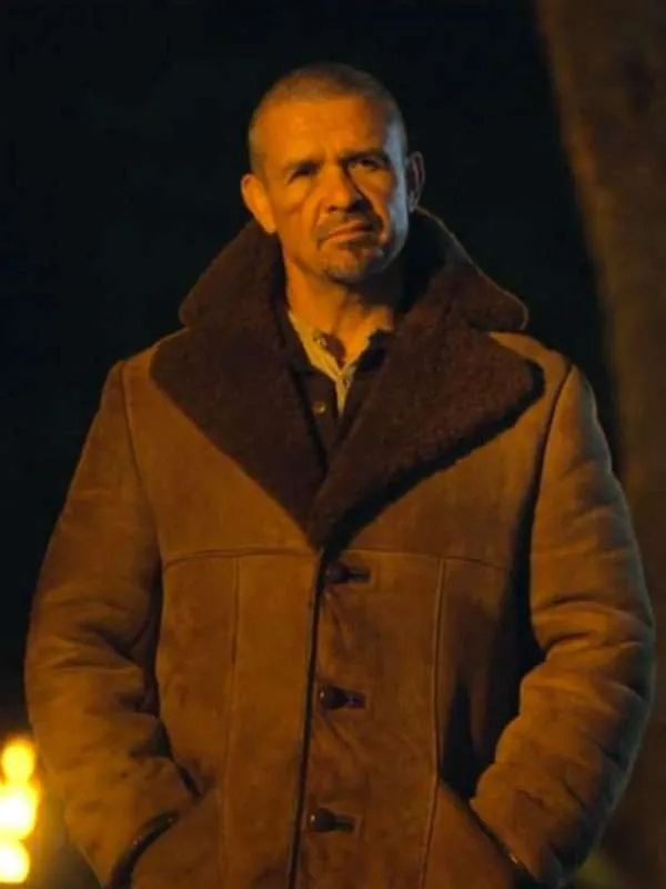 Bay Of Fires S01 Thaddeus Brown Suede Leather Jacket